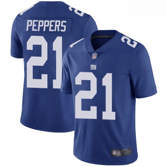 Giants 21 Jabrill Peppers Royal Blue Team Color Men Stitched Football Vapor Untouchable Limited Jersey Giants 21 Jabrill Peppers Royal Blue Team Color Men Stitched Football Vapor Untouchable Limited Jersey