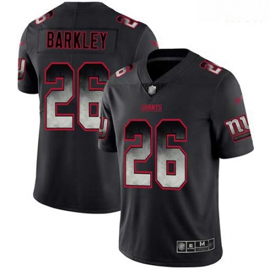 Giants 26 Saquon Barkley Black Men Stitched Football Vapor Untouchable Limited Smoke Fashion Jersey Giants 26 Saquon Barkley Black Men Stitched Football Vapor Untouchable Limited Smoke Fashion Jersey