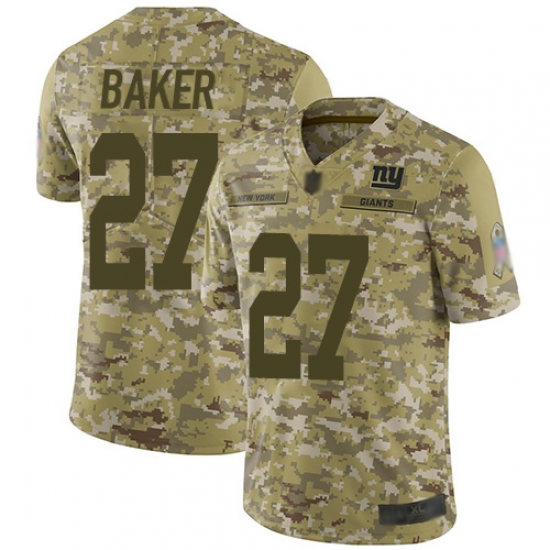 Giants 27 Deandre Baker Camo Men Stitched Football Limited 2018 Salute To Service Jersey Giants 27 Deandre Baker Camo Men Stitched Football Limited 2018 Salute To Service Jersey