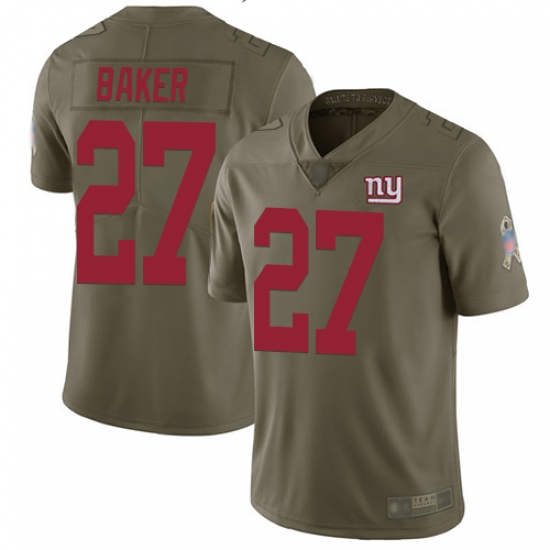 Giants 27 Deandre Baker Olive Men Stitched Football Limited 2017 Salute To Service Jersey Giants 27 Deandre Baker Olive Men Stitched Football Limited 2017 Salute To Service Jersey