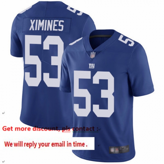 Giants 53 Oshane Ximines Royal Blue Team Color Men Stitched Football Vapor Untouchable Limited Jersey Giants 53 Oshane Ximines Royal Blue Team Color Men Stitched Football Vapor Untouchable Limited Jersey