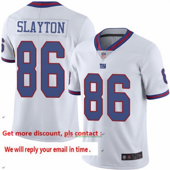 Giants 86 Darius Slayton White Men Stitched Football Limited Rush Jersey Giants 86 Darius Slayton White Men Stitched Football Limited Rush Jersey