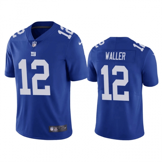 Men New York Giants 12 Darren Waller Blue Vapor Untouchable Limited Stitched Jersey Men New York Giants 12 Darren Waller Blue Vapor Untouchable Limited Stitched Jersey