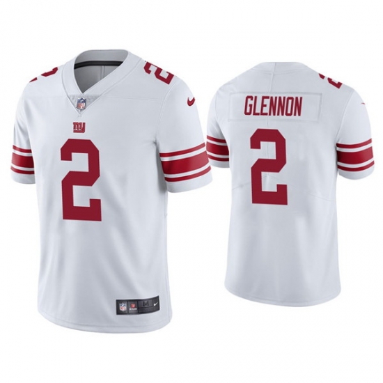 Men New York Giants 2 Mike Glennon White Vapor Untouchable Limited Stitched Jersey Men New York Giants 2 Mike Glennon White Vapor Untouchable Limited Stitched Jersey