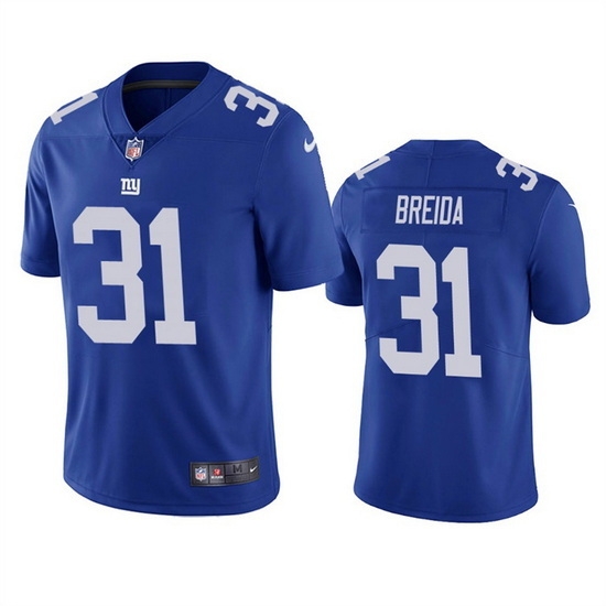 Men New York Giants 31 Matt Breida Blue Vapor Untouchable Limited Stitched Jersey Men New York Giants 31 Matt Breida Blue Vapor Untouchable Limited Stitched Jersey