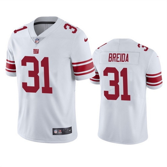 Men New York Giants 31 Matt Breida White Vapor Untouchable Limited Stitched Jersey Men New York Giants 31 Matt Breida White Vapor Untouchable Limited Stitched Jersey