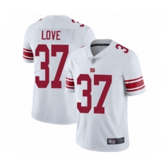 Men New York Giants #37 Julian Love White Vapor Untouchable Limited Player Football Jersey Men New York Giants #37 Julian Love White Vapor Untouchable Limited Player Football Jersey
