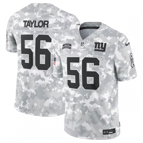 Men New York Giants 56 Lawrence Taylor 2024 Arctic Camo Salute To Service Limited Stitched Football Jersey Men New York Giants 56 Lawrence Taylor 2024 Arctic Camo Salute To Service Limited Stitched Football Jersey