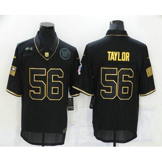 Men New York Giants 56 Lawrence Taylor Black Gold 2020 Salute To Service Stitched NFL Nike Limited Jersey Men New York Giants 56 Lawrence Taylor Black Gold 2020 Salute To Service Stitched NFL Nike Limited Jersey