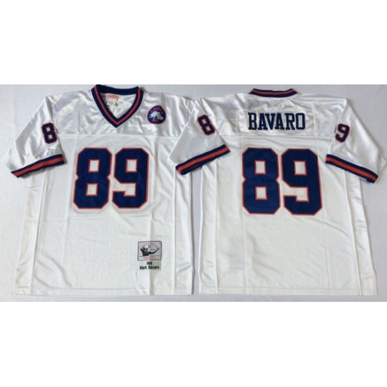 Men New York Giants 89 Mark Bavaro White M&N Throwback Jersey Men New York Giants 89 Mark Bavaro White M&N Throwback Jersey