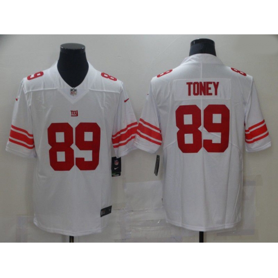 Men New York Giants 89 Toney White Nike Vapor Untouchable Limited 2021 NFL Jersey Men New York Giants 89 Toney White Nike Vapor Untouchable Limited 2021 NFL Jersey