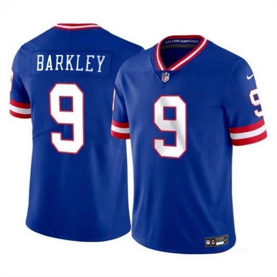 Men New York Giants 9 Matt Barkley Blue 2023 F U S E Throwback Vapor Untouchable Limited Stitched Jersey Men New York Giants 9 Matt Barkley Blue 2023 F U S E Throwback Vapor Untouchable Limited Stitched Jersey