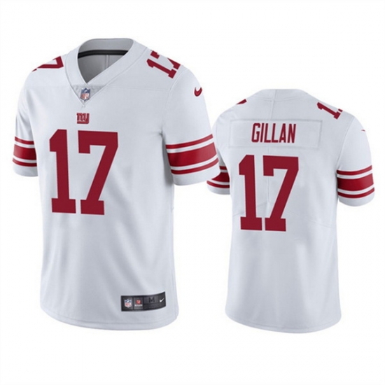 Men's New York Giants #17 Jamie Gillan White Vapor Untouchable Limited Stitched Jersey Men's New York Giants #17 Jamie Gillan White Vapor Untouchable Limited Stitched Jersey