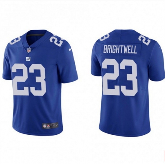 Men's New York Giants #23 Gary Brightwell Blue Vapor Untouchable Limited Stitched Jersey Men's New York Giants #23 Gary Brightwell Blue Vapor Untouchable Limited Stitched Jersey