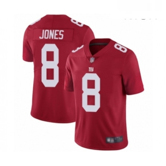 Mens New York Giants 8 Daniel Jones Red Alternate Vapor Untouchable Limited Player Football Jersey Mens New York Giants 8 Daniel Jones Red Alternate Vapor Untouchable Limited Player Football Jersey