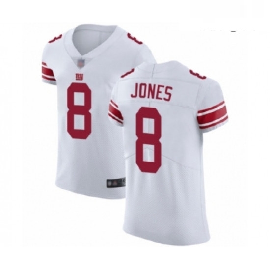 Mens New York Giants 8 Daniel Jones White Vapor Untouchable Elite Player Football Jersey Mens New York Giants 8 Daniel Jones White Vapor Untouchable Elite Player Football Jersey