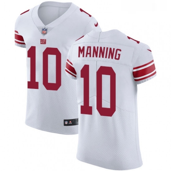 Mens Nike New York Giants 10 Eli Manning White Vapor Untouchable Elite Player NFL Jersey Mens Nike New York Giants 10 Eli Manning White Vapor Untouchable Elite Player NFL Jersey