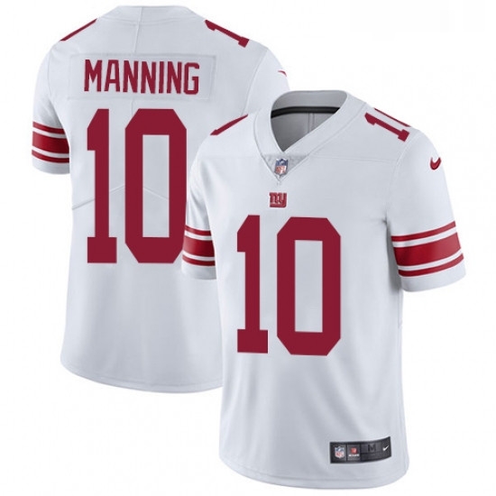Mens Nike New York Giants 10 Eli Manning White Vapor Untouchable Limited Player NFL Jersey Mens Nike New York Giants 10 Eli Manning White Vapor Untouchable Limited Player NFL Jersey