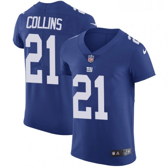Mens Nike New York Giants 21 Landon Collins Elite Royal Blue Team Color NFL Jersey Mens Nike New York Giants 21 Landon Collins Elite Royal Blue Team Color NFL Jersey