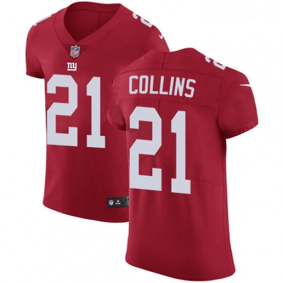 Mens Nike New York Giants 21 Landon Collins Red Alternate Vapor Untouchable Elite Player NFL Jersey Mens Nike New York Giants 21 Landon Collins Red Alternate Vapor Untouchable Elite Player NFL Jersey