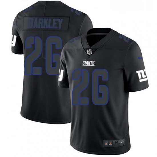 Mens Nike New York Giants 26 Saquon Barkley Limited Black Rush Impact NFL Jersey Mens Nike New York Giants 26 Saquon Barkley Limited Black Rush Impact NFL Jersey