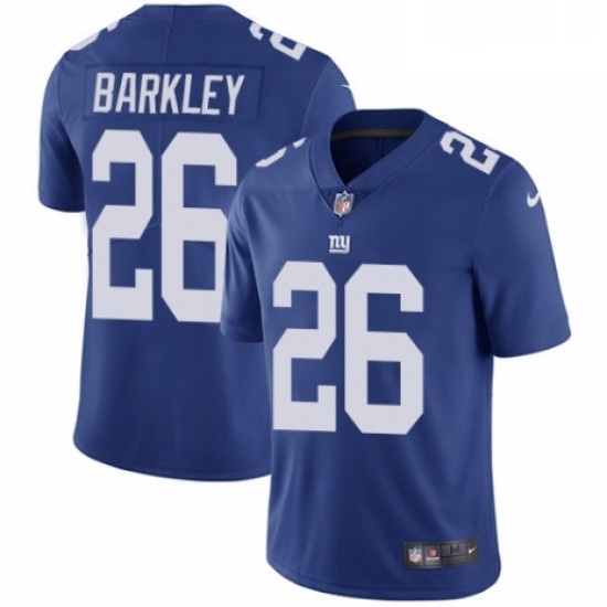 Mens Nike New York Giants 26 Saquon Barkley Royal Blue Team Color Vapor Untouchable Limited Player NFL Jersey Mens Nike New York Giants 26 Saquon Barkley Royal Blue Team Color Vapor Untouchable Limited Player NFL Jersey