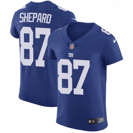 Mens Nike New York Giants 87 Sterling Shepard Elite Royal Blue Team Color NFL Jersey Mens Nike New York Giants 87 Sterling Shepard Elite Royal Blue Team Color NFL Jersey
