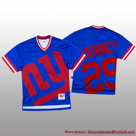 NFL New York Giants 29 Xavier McKinney Blue Men Mitchell 26 Nell Big Face Fashion Limited NFL Jersey NFL New York Giants 29 Xavier McKinney Blue Men Mitchell 26 Nell Big Face Fashion Limited NFL Jersey