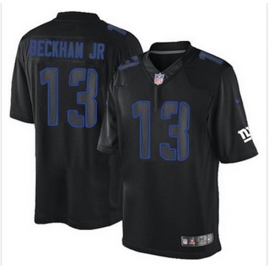 New New York Giants #13 Odell Beckham Jr Black Men Stitched NFL Impact Limited jersey New New York Giants #13 Odell Beckham Jr Black Men Stitched NFL Impact Limited jersey