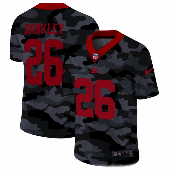 New York Giants 26 Saquon Barkley Men Nike 2020 Black CAMO Red Vapor Untouchable Limited Stitched NFL Jersey New York Giants 26 Saquon Barkley Men Nike 2020 Black CAMO Red Vapor Untouchable Limited Stitched NFL Jersey