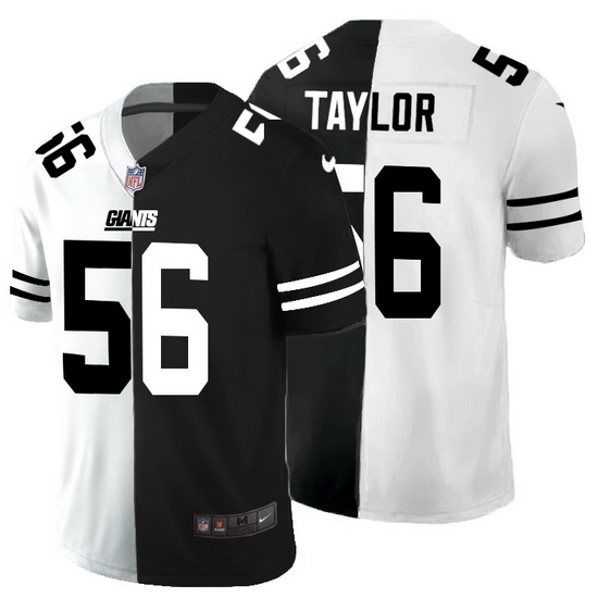 New York Giants 56 Lawrence Taylor Men Black V White Peace Split Nike Vapor Untouchable Limited NFL Jersey New York Giants 56 Lawrence Taylor Men Black V White Peace Split Nike Vapor Untouchable Limited NFL Jersey