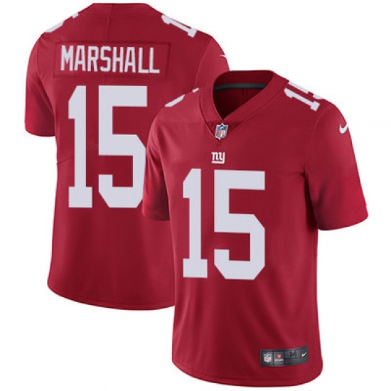 Nike Giants #15 Brandon Marshall Red Alternate Mens Stitched NFL Vapor Untouchable Limited Jersey Nike Giants #15 Brandon Marshall Red Alternate Mens Stitched NFL Vapor Untouchable Limited Jersey