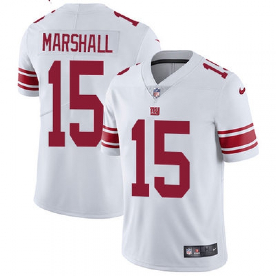 Nike Giants #15 Brandon Marshall White Mens Stitched NFL Vapor Untouchable Limited Jersey Nike Giants #15 Brandon Marshall White Mens Stitched NFL Vapor Untouchable Limited Jersey