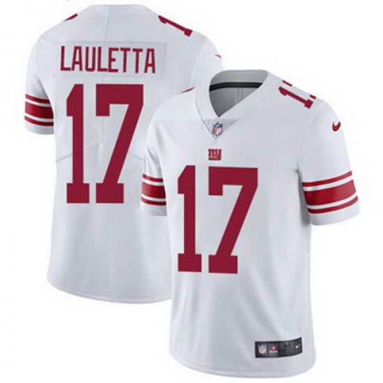 Nike Giants #17 Kyle Lauletta White Mens Stitched NFL Vapor Untouchable Limited Jersey Nike Giants #17 Kyle Lauletta White Mens Stitched NFL Vapor Untouchable Limited Jersey