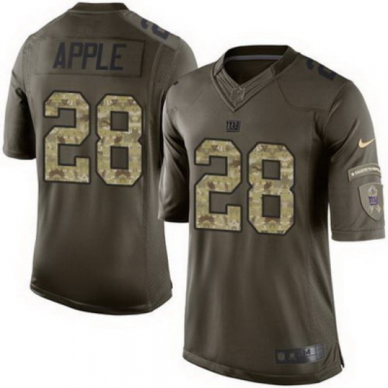 Nike Giants #28 Eli Apple Green Mens Stitched NFL Limited Salute to Service Jersey Nike Giants #28 Eli Apple Green Mens Stitched NFL Limited Salute to Service Jersey