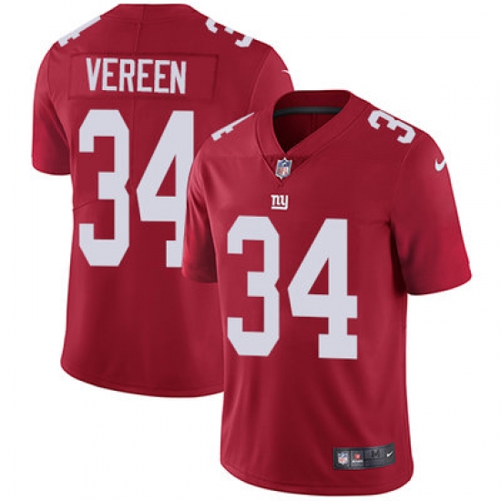 Nike Giants #34 Shane Vereen Red Alternate Mens Stitched NFL Vapor Untouchable Limited Jersey Nike Giants #34 Shane Vereen Red Alternate Mens Stitched NFL Vapor Untouchable Limited Jersey
