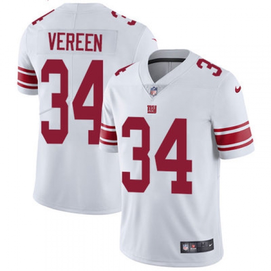 Nike Giants #34 Shane Vereen White Mens Stitched NFL Vapor Untouchable Limited Jersey Nike Giants #34 Shane Vereen White Mens Stitched NFL Vapor Untouchable Limited Jersey