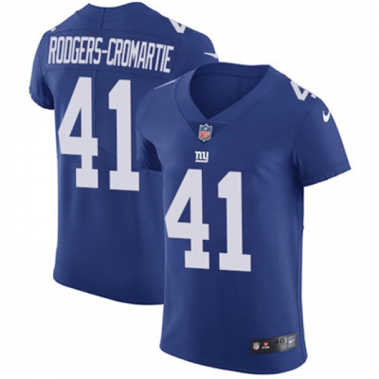 Nike Giants #41 Dominique Rodgers Cromartie Royal Blue Team Color Mens Stitched NFL Vapor Untouchable Elite Jersey Nike Giants #41 Dominique Rodgers Cromartie Royal Blue Team Color Mens Stitched NFL Vapor Untouchable Elite Jersey