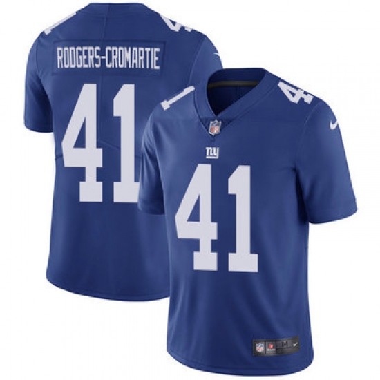 Nike Giants #41 Dominique Rodgers Cromartie Royal Blue Team Color Mens Stitched NFL Vapor Untouchable Limited Jersey Nike Giants #41 Dominique Rodgers Cromartie Royal Blue Team Color Mens Stitched NFL Vapor Untouchable Limited Jersey