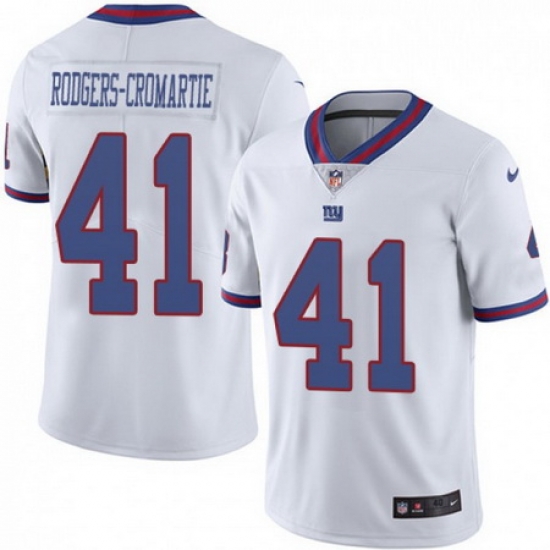 Nike Giants 41 Dominique Rodgers Cromartie White Color Rush Limited Jersey Nike Giants 41 Dominique Rodgers Cromartie White Color Rush Limited Jersey