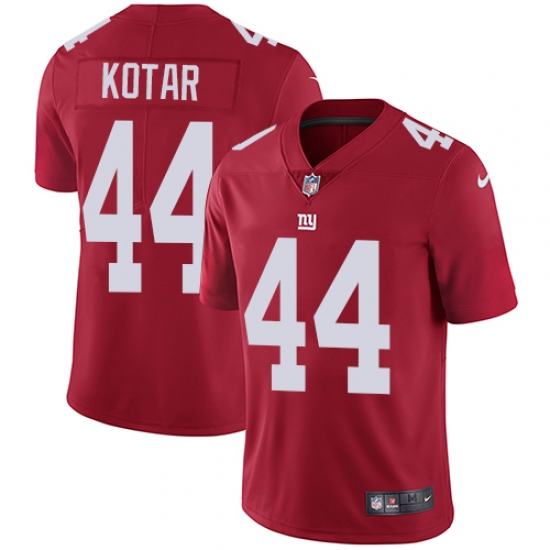Nike Giants #44 Doug Kotar Red Alternate Mens Stitched NFL Vapor Untouchable Limited Jersey Nike Giants #44 Doug Kotar Red Alternate Mens Stitched NFL Vapor Untouchable Limited Jersey