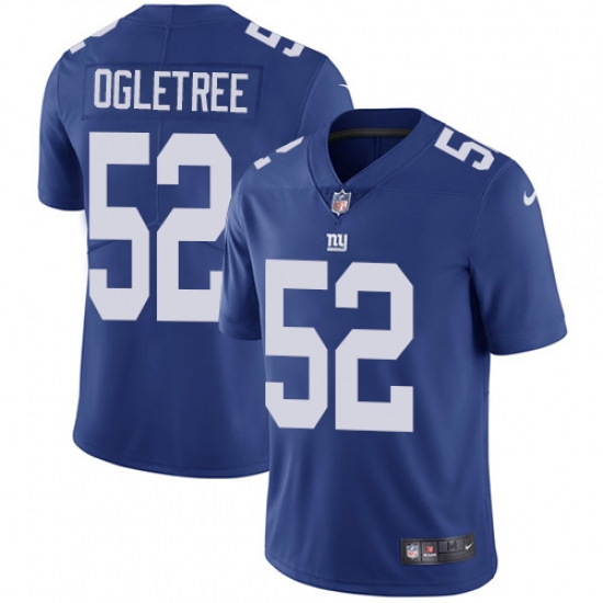 Nike Giants #52 Alec Ogletree Royal Blue Team Color Mens Stitched NFL Vapor Untouchable Limited Jersey Nike Giants #52 Alec Ogletree Royal Blue Team Color Mens Stitched NFL Vapor Untouchable Limited Jersey