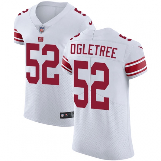 Nike Giants #52 Alec Ogletree White Mens Stitched NFL Vapor Untouchable Elite Jersey Nike Giants #52 Alec Ogletree White Mens Stitched NFL Vapor Untouchable Elite Jersey