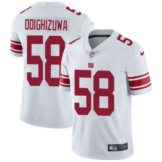 Nike Giants #58 Owa Odighizuwa White Mens Stitched NFL Vapor Untouchable Limited Jersey Nike Giants #58 Owa Odighizuwa White Mens Stitched NFL Vapor Untouchable Limited Jersey
