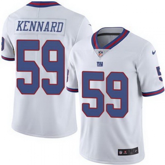 Nike Giants #59 Devon Kennard White Mens Stitched NFL Limited Rush Jersey Nike Giants #59 Devon Kennard White Mens Stitched NFL Limited Rush Jersey