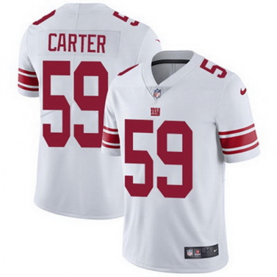 Nike Giants #59 Lorenzo Carter White Mens Stitched NFL Vapor Untouchable Limited Jersey Nike Giants #59 Lorenzo Carter White Mens Stitched NFL Vapor Untouchable Limited Jersey