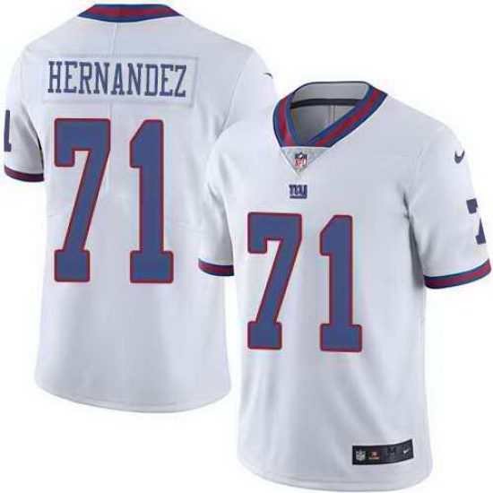 Nike Giants 71 Will Hernandez White Color Rush Limited Jersey Nike Giants 71 Will Hernandez White Color Rush Limited Jersey