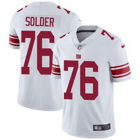 Nike Giants #76 Nate Solder White Mens Stitched NFL Vapor Untouchable Limited Jersey Nike Giants #76 Nate Solder White Mens Stitched NFL Vapor Untouchable Limited Jersey