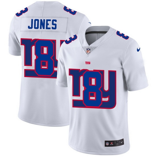 Nike Giants 8 Daniel Jones White Shadow Logo Limited Jersey Nike Giants 8 Daniel Jones White Shadow Logo Limited Jersey