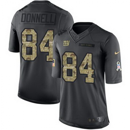 Nike Giants #84 Larry Donnell Black Mens Stitched NFL Limited 2016 Salute to Service Jersey Nike Giants #84 Larry Donnell Black Mens Stitched NFL Limited 2016 Salute to Service Jersey